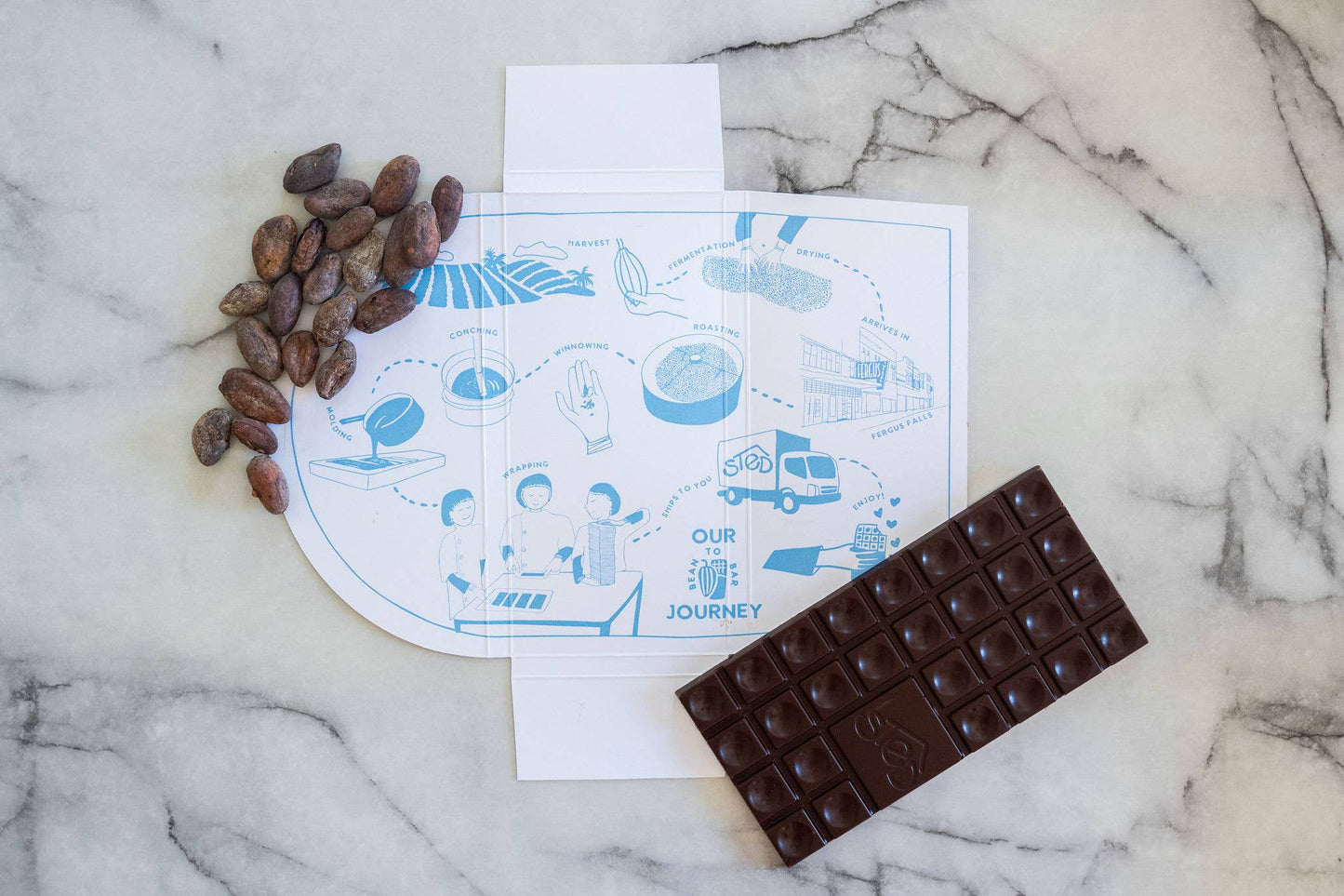 Sted Mini Almond Maple Brittle Chocolate Bar