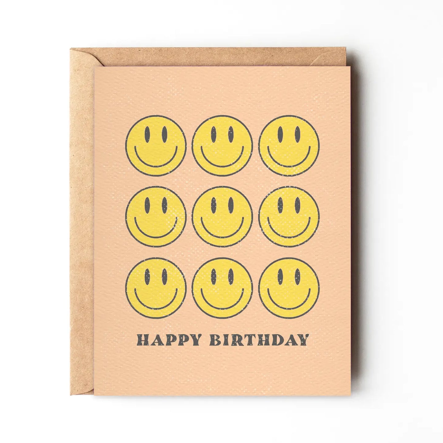 Happy Birthday Smiley Card