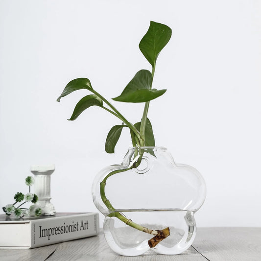 Flower Shaped Glass Vase