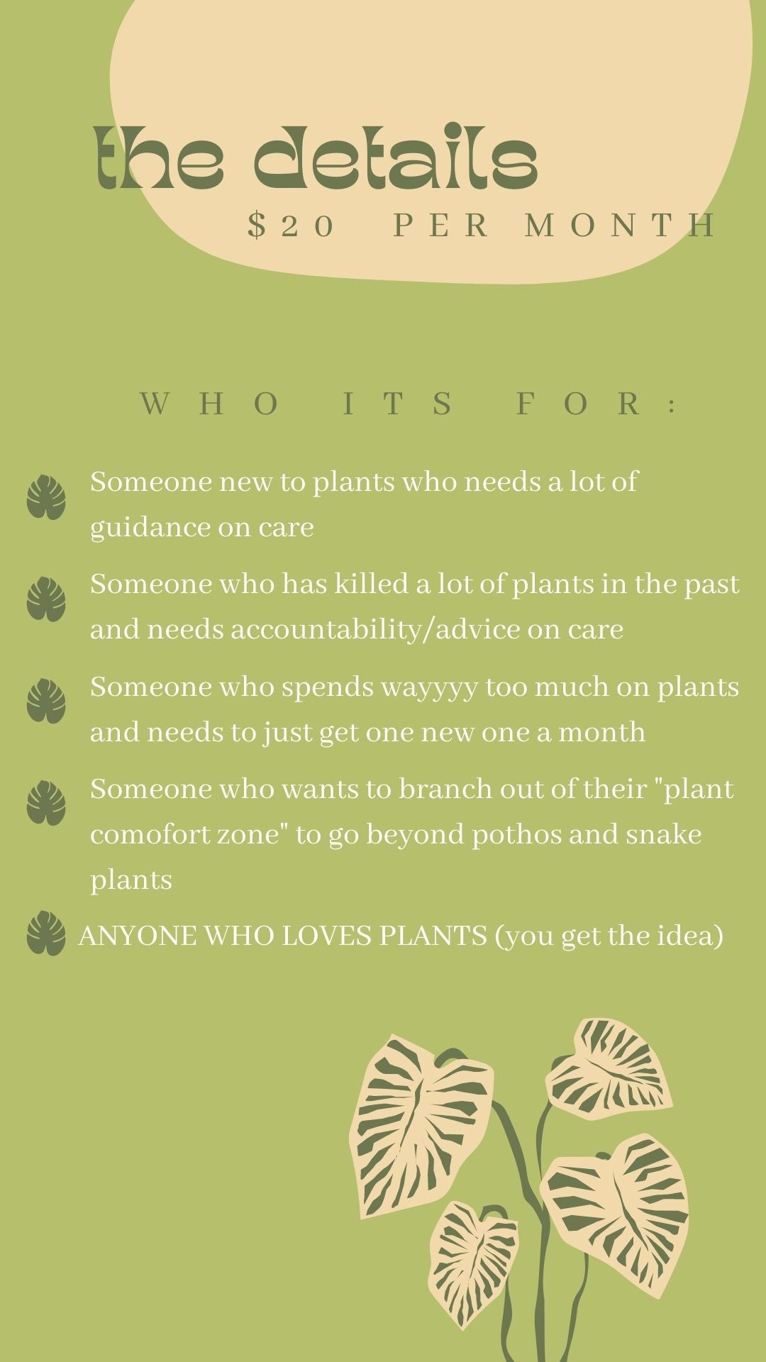 Houseplant of the Month Club