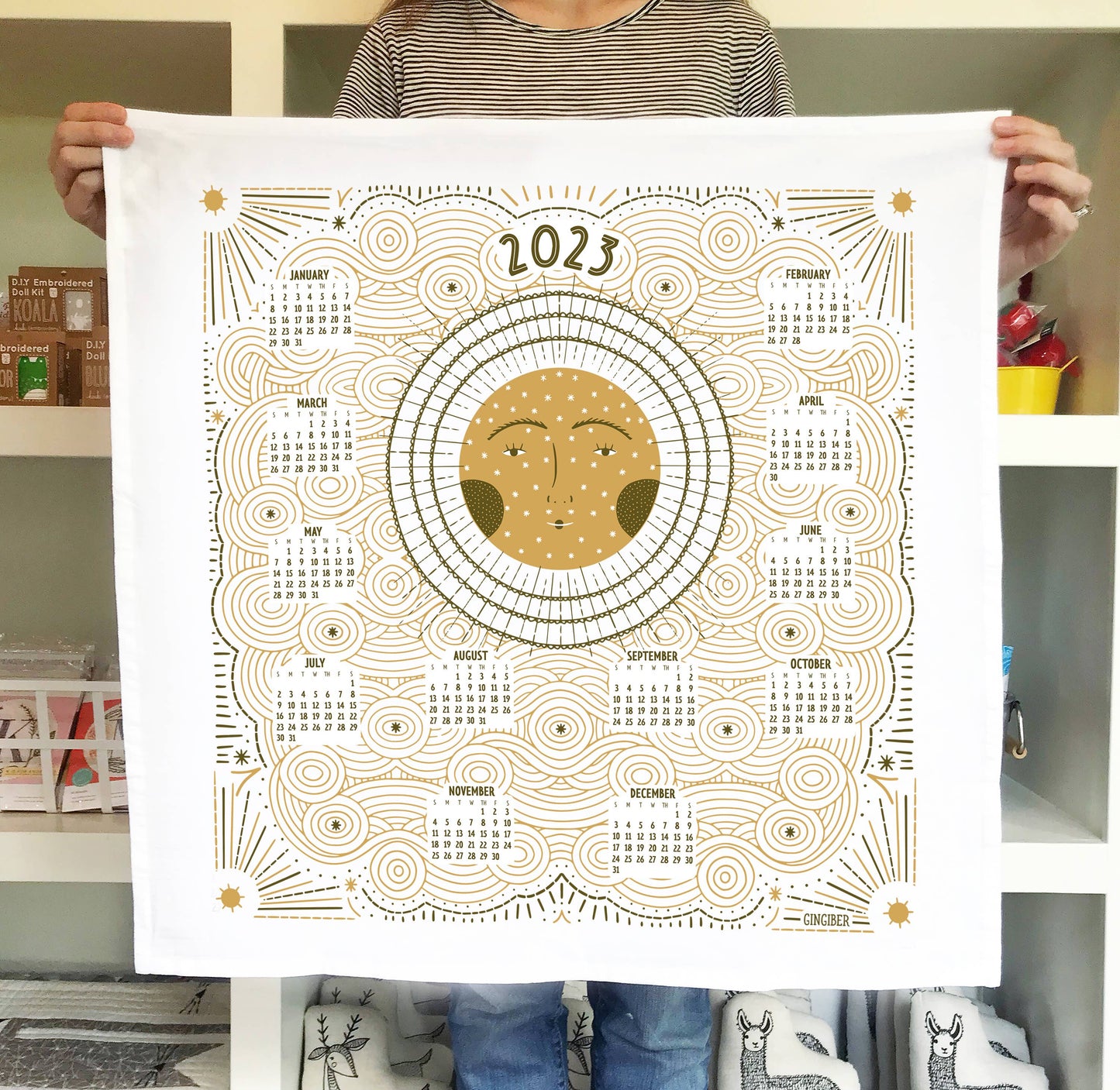 2023 Tea Towel Calendar