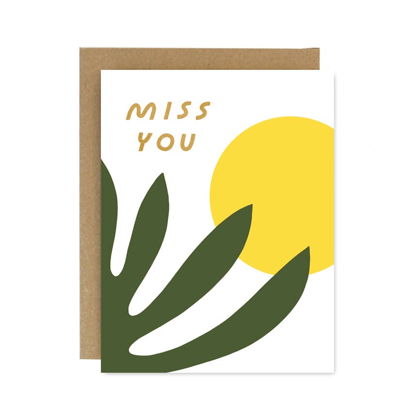 Miss You Card