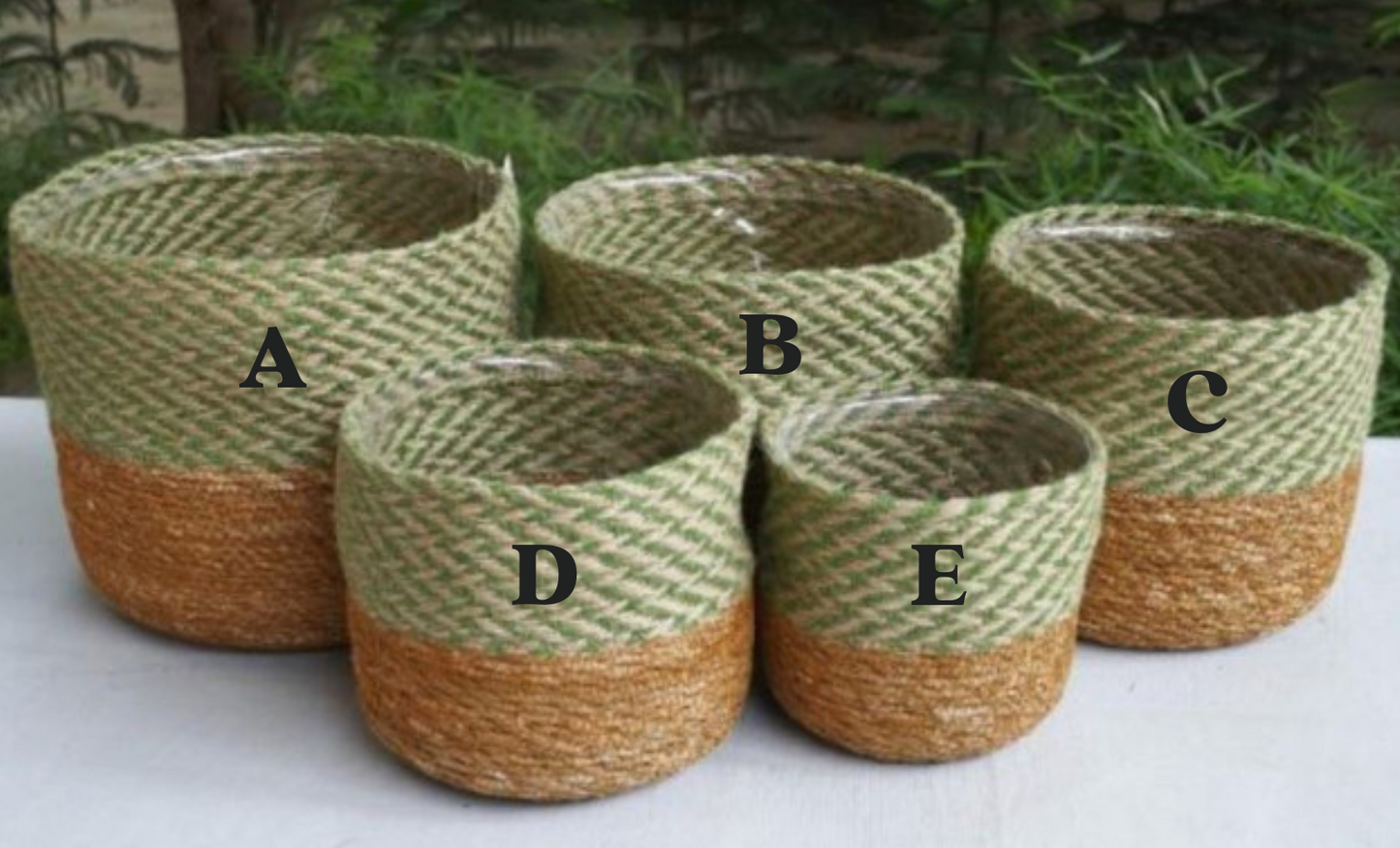 Handloom Plant Basket