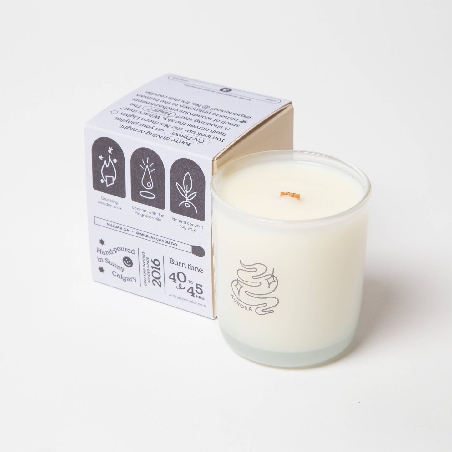 Milkjar Coconut Soy 8oz Candle - Aurora