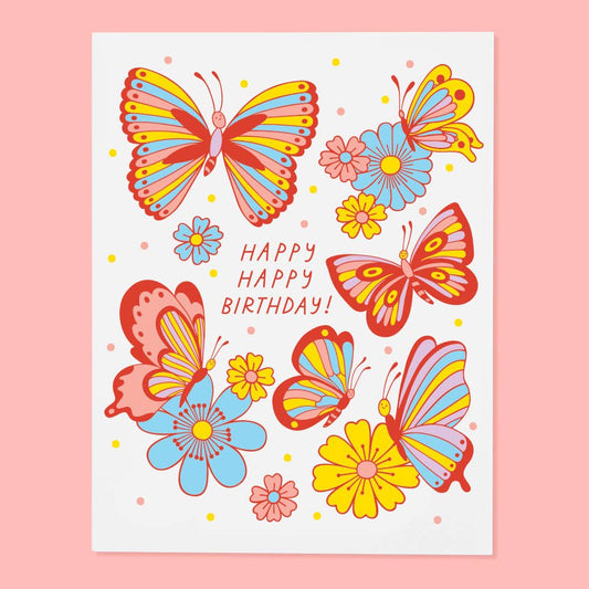 Happy Butterflies Card