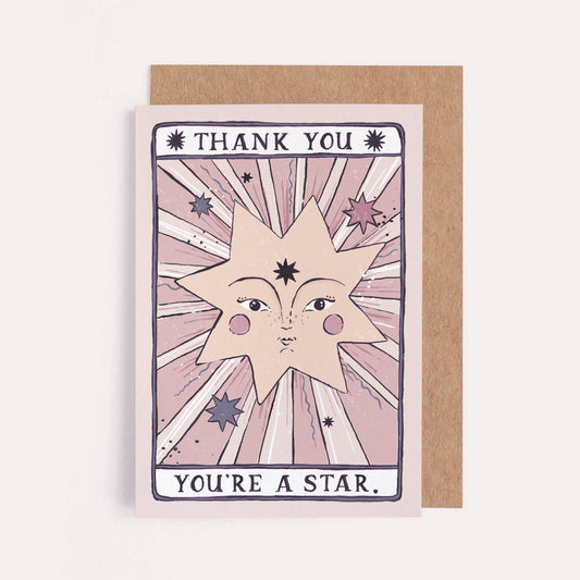 You're a Star Thank You Card