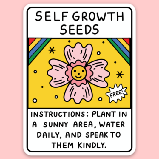 Self Growth Seeds Sticker