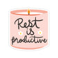 Rest is Productive Vinyl Sticker