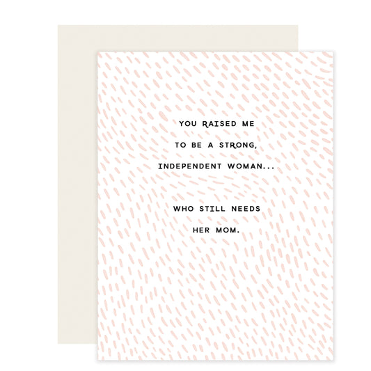 Independent Woman Card
