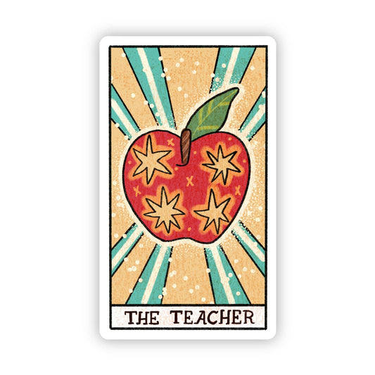 "The teacher" tarot card sticker