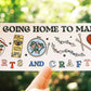 Arts and Crafts Bumper Sticker