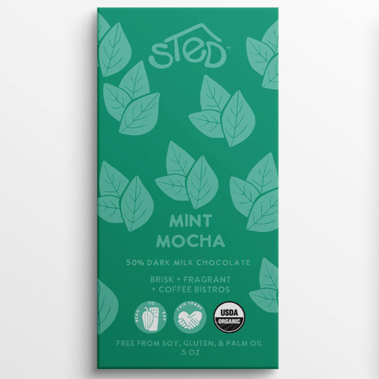 Sted Mini Mint Mocha Chocolate Bar