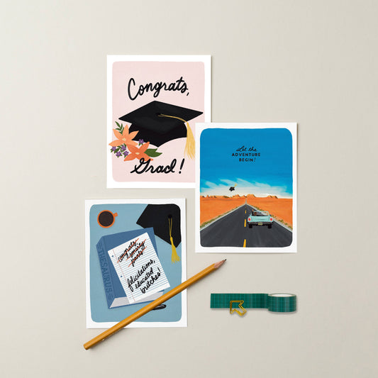 Floral Grad Card