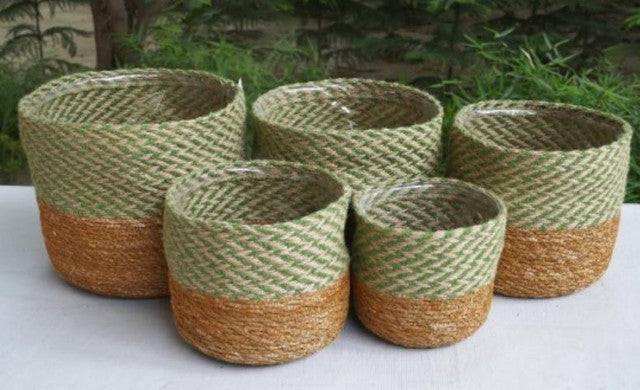 Handloom Plant Basket