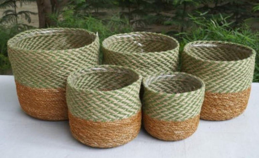 Handloom Plant Basket