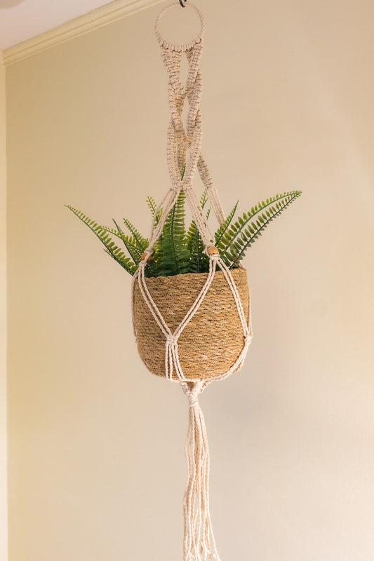 Cotton Macrame Plant Hanger