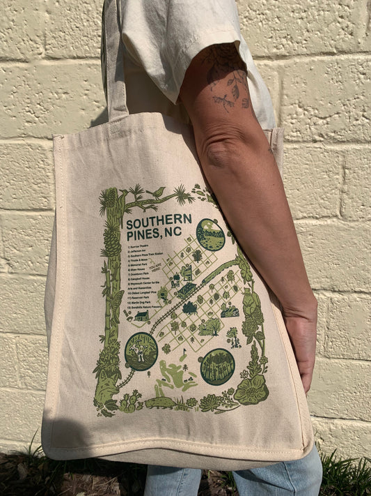 Southern Pines Map Tote