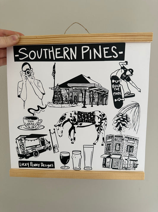 Southern Pines Hanging Print
