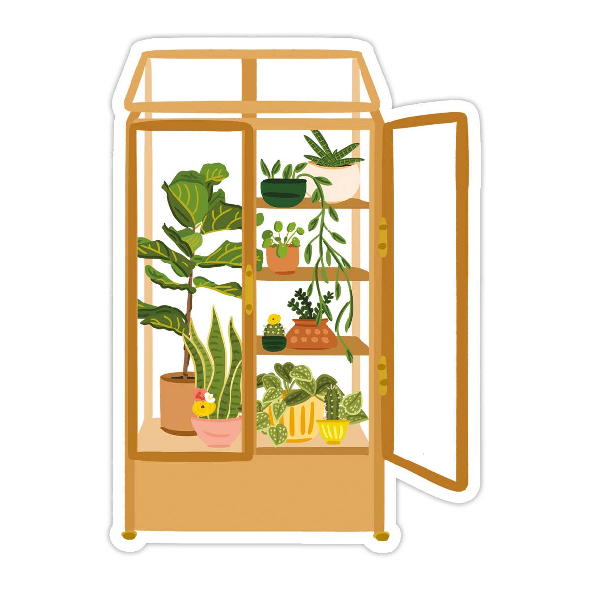 Plants Cabinet Vinyl Sticker