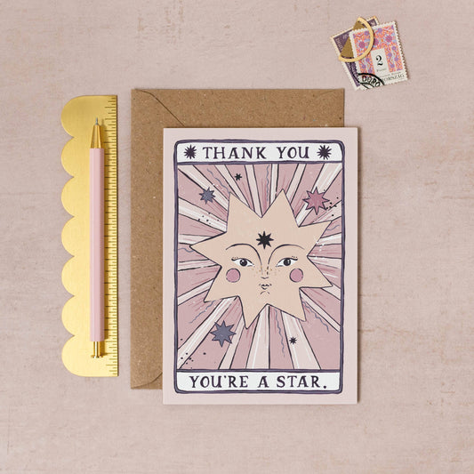 You're a Star Thank You Card