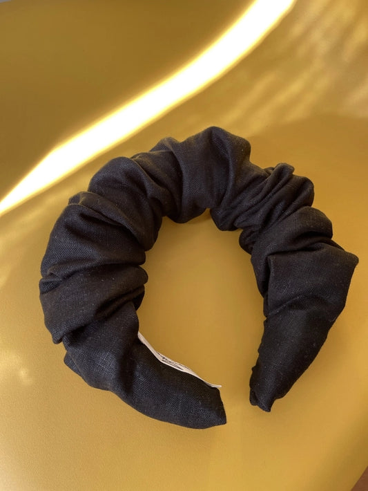 Midsize Linen Croissant Headband