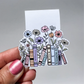 Floral Book Stack Magnetic Bookmark