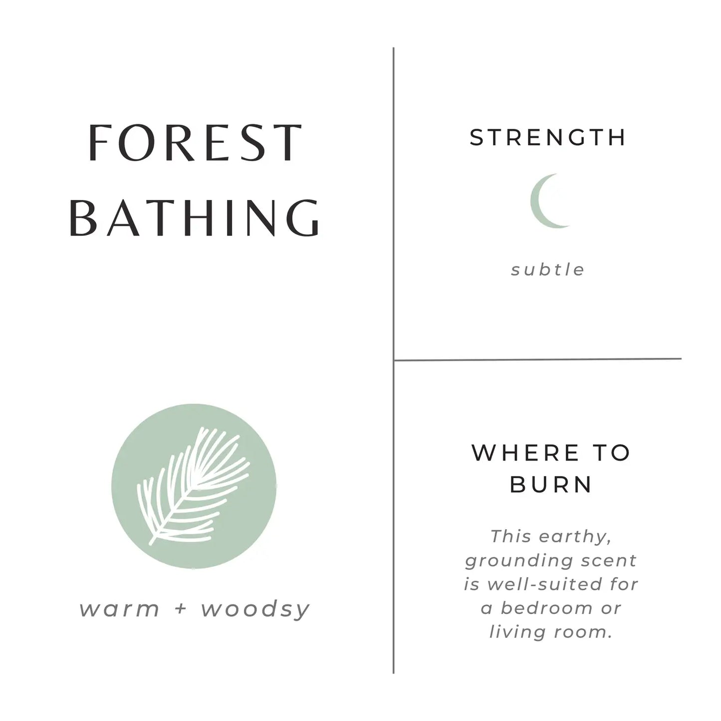 Forest Bathing Candle