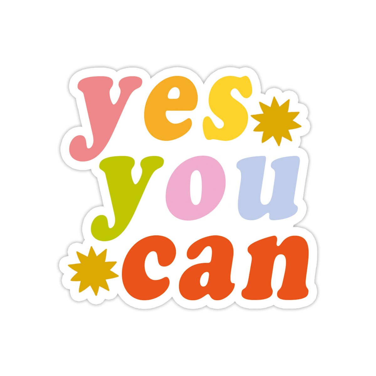 Yes You Can Vinyl Sticker