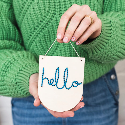 Hello Embroidery Kit