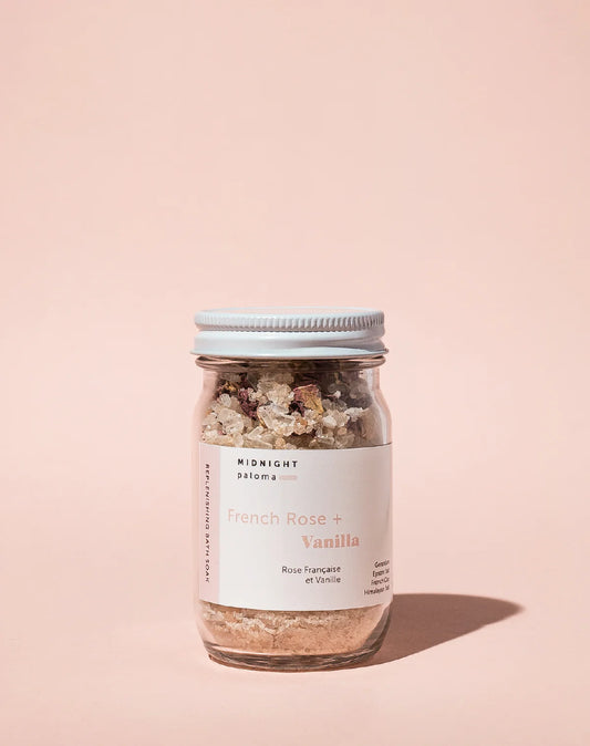 Midnight Paloma Bath Soak - French Rose + Vanilla