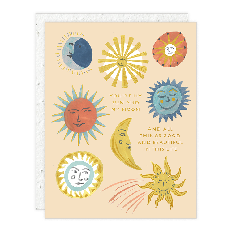 Sun and Moon Card