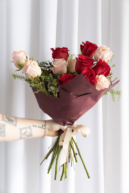 Valentine's Day Dozen Rose Bouquet