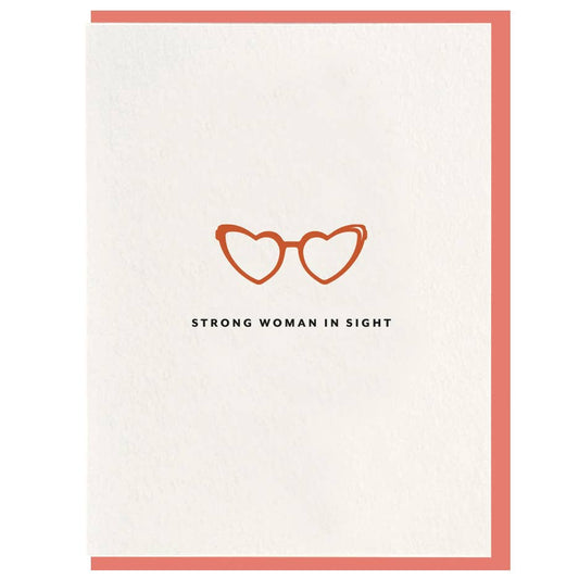 Strong Woman Greeting Card