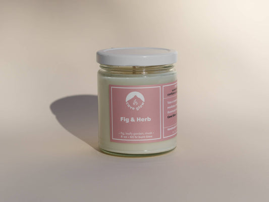 Fig and Herb -- Cave Glow Candle