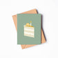 Lemon Birthday Cake Blank Card
