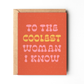 To the Coolest Woman I Know Card