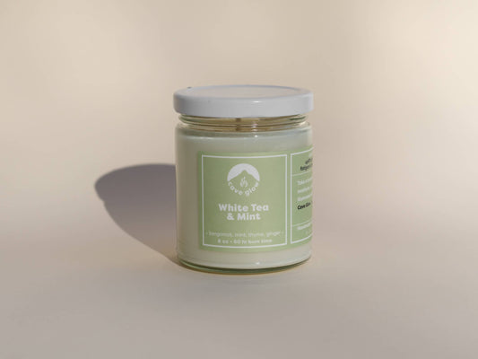 White Tea & Mint -- Cave Glow Candle