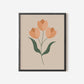 Tulip Print - Orange