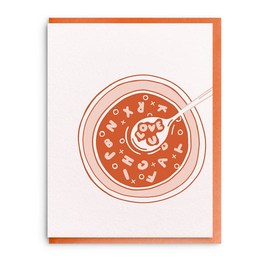 Love Soup Greeting Card