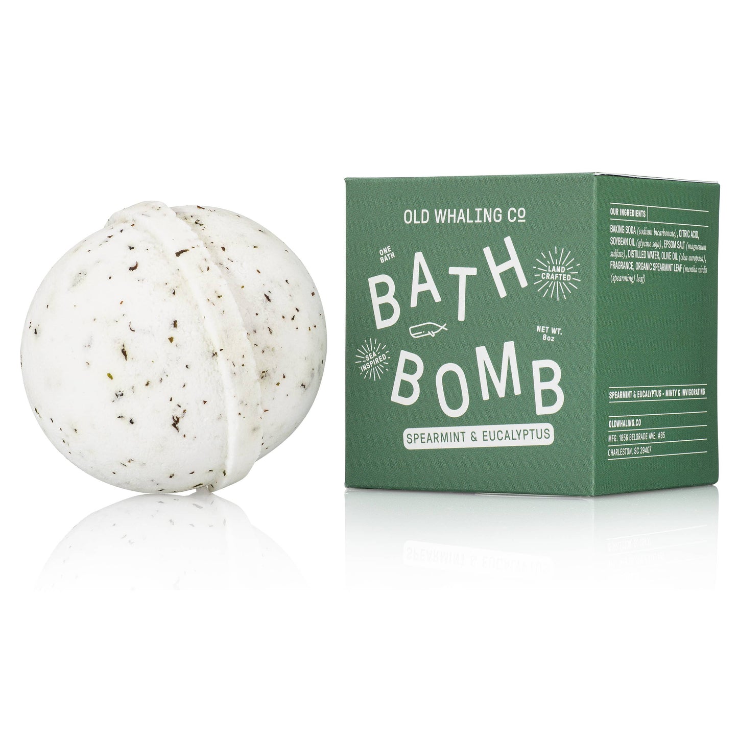 Old Whaling Co. - Spearmint & Eucalyptus Bath Bomb