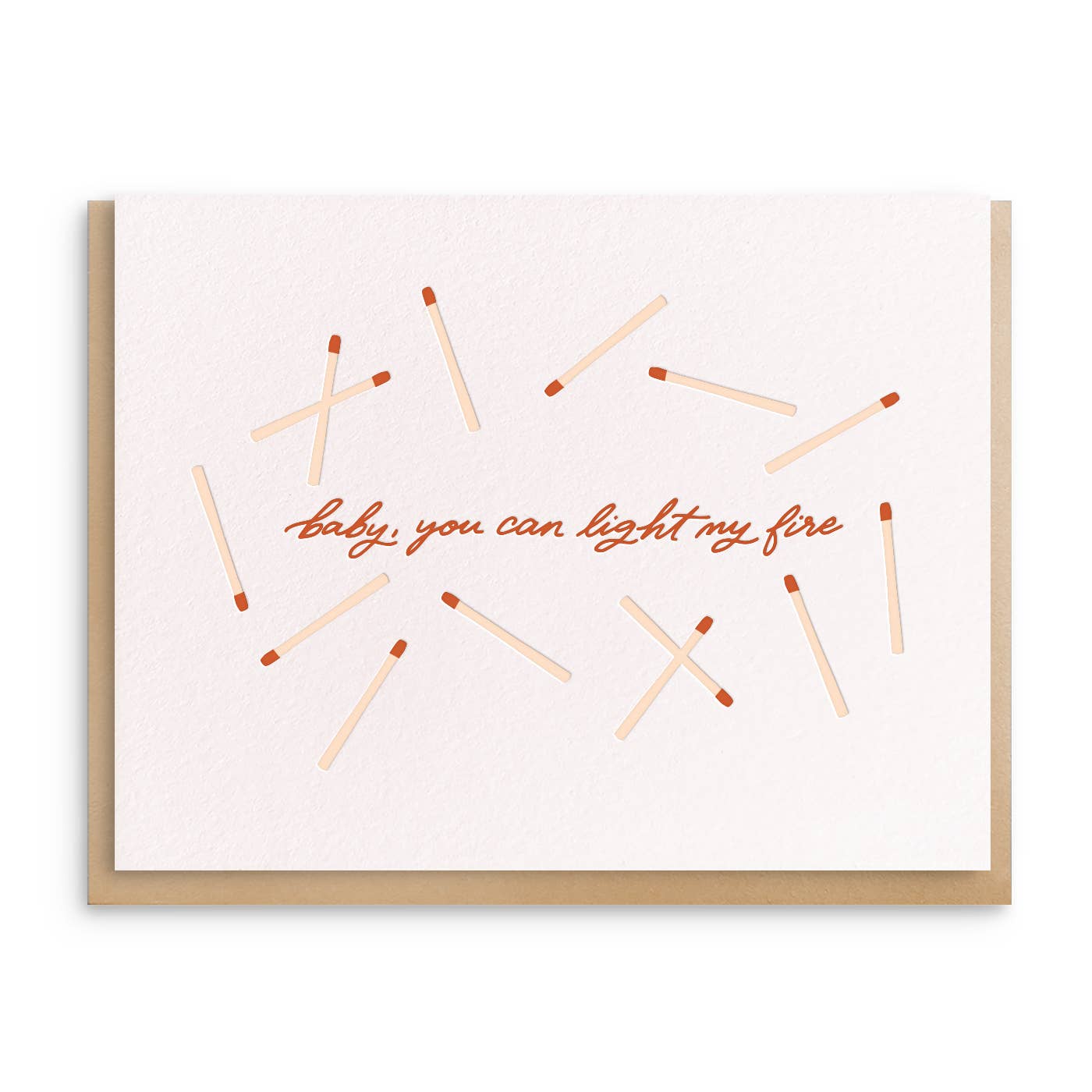 Matches Greeting Card