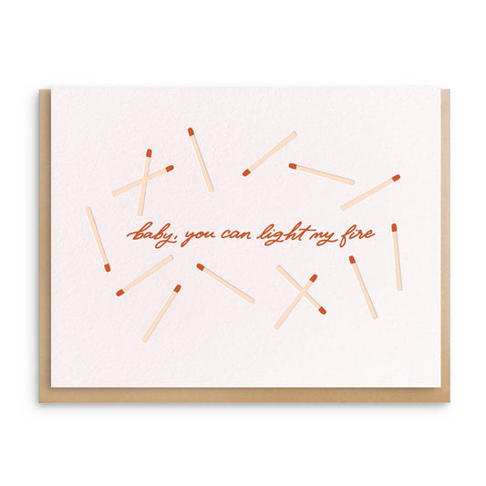 Matches Greeting Card