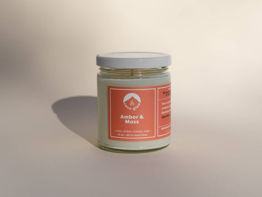 Cave Glow Candle - Amber & Moss