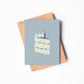 Blueberry Birthday Cake Blank Card