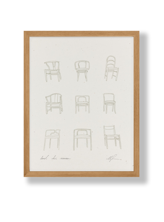 Danish Chair Museum Print